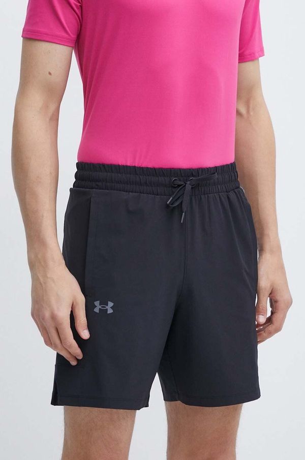 Under Armour Kratke hlače za vadbo Under Armour Baseline črna barva