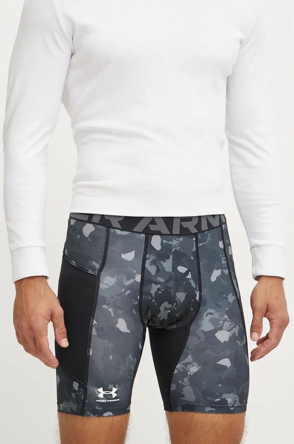 Under Armour Kratke hlače za vadbo Under Armour HeatGear Printed črna barva, 1386939