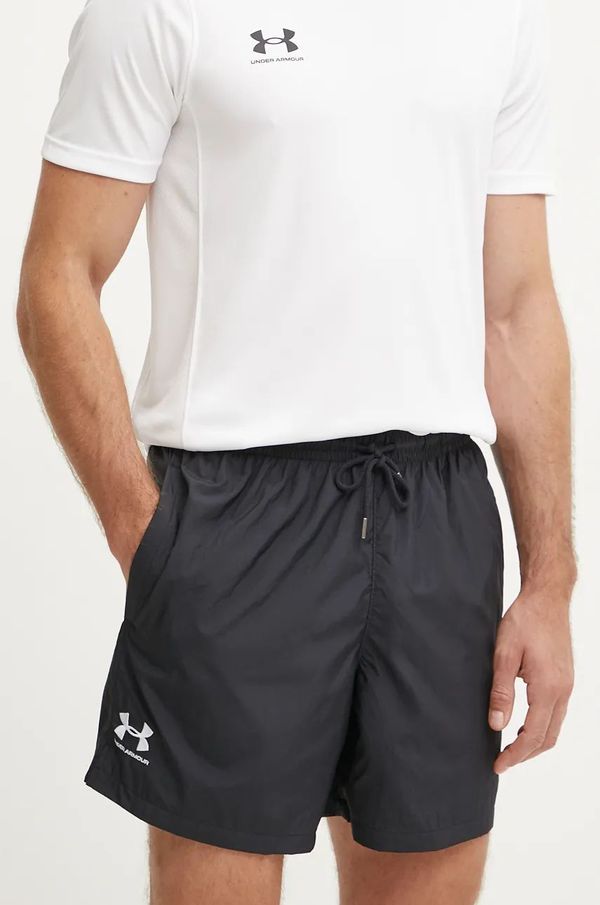 Under Armour Kratke hlače za vadbo Under Armour Icon Volley črna barva, 1377191