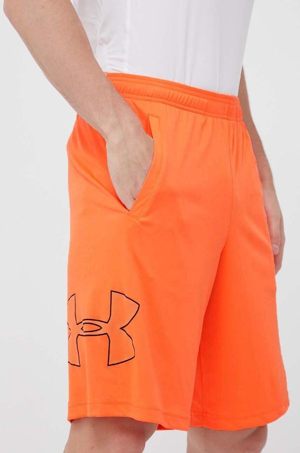 Under Armour Kratke hlače za vadbo Under Armour oranžna barva, 1306443