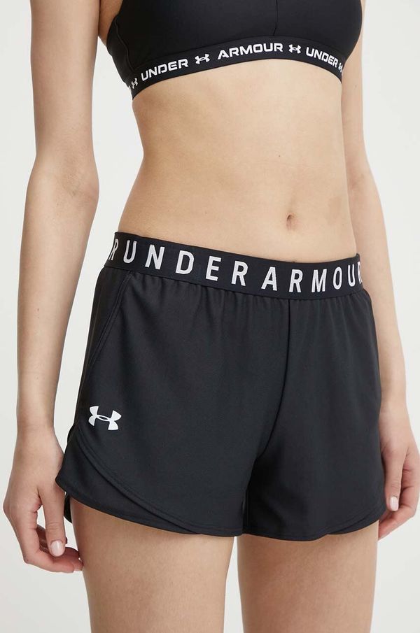 Under Armour Kratke hlače za vadbo Under Armour Play Up 3.0 črna barva