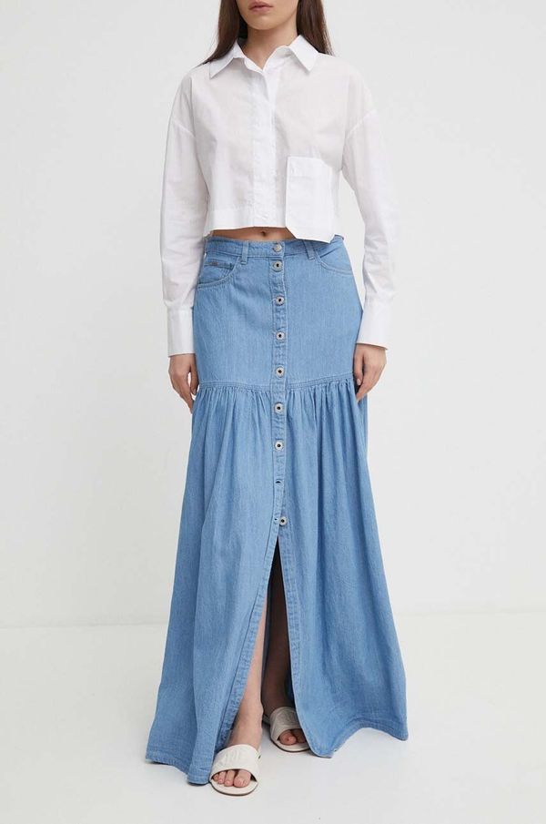 Pepe Jeans Krilo Pepe Jeans MAXI SKIRT HW DNM REG PL901131R