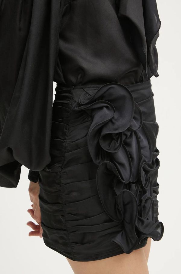 Charo Ruiz Ibiza Krilo s primesjo svile Charo Ruiz Ibiza Gian črna barva, 256400