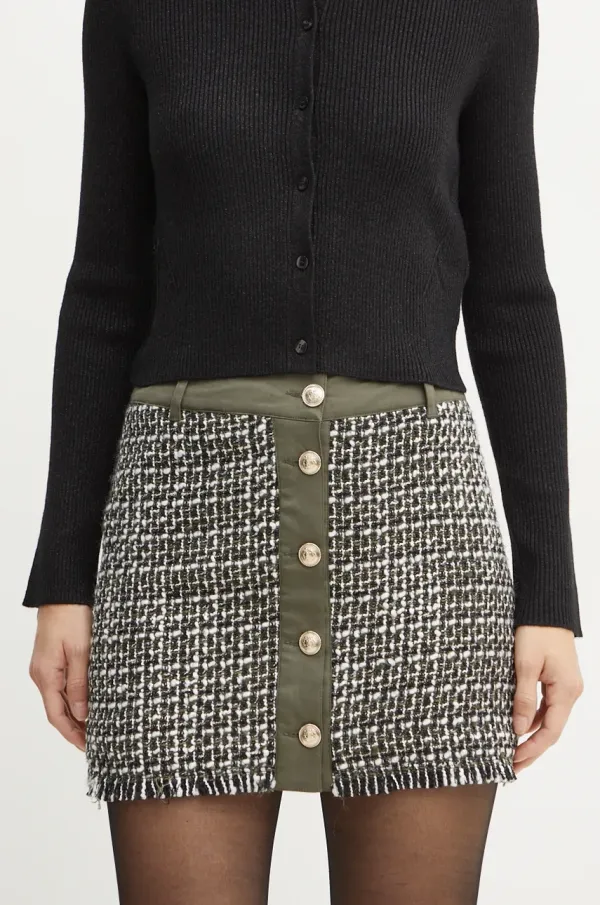 Liu Jo Krilo s primesjo volne Liu Jo zelena barva, WF4503 T1805