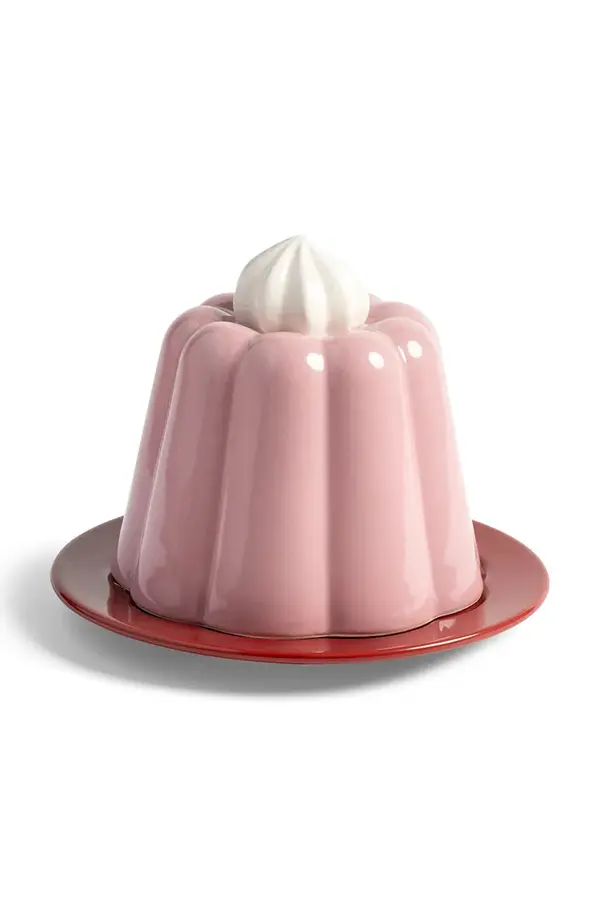 &k amsterdam Krožnik s pokrovom &k amsterdam Cloche pudding 14 x 17 cm