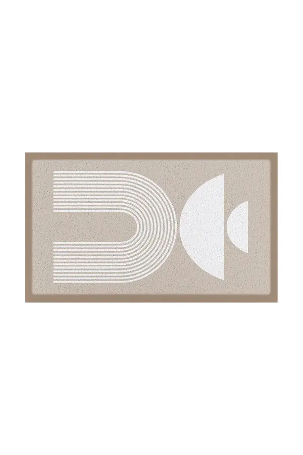 Artsy Doormats Krpa Artsy Doormats Beige Half Moon 70 x 40 cm