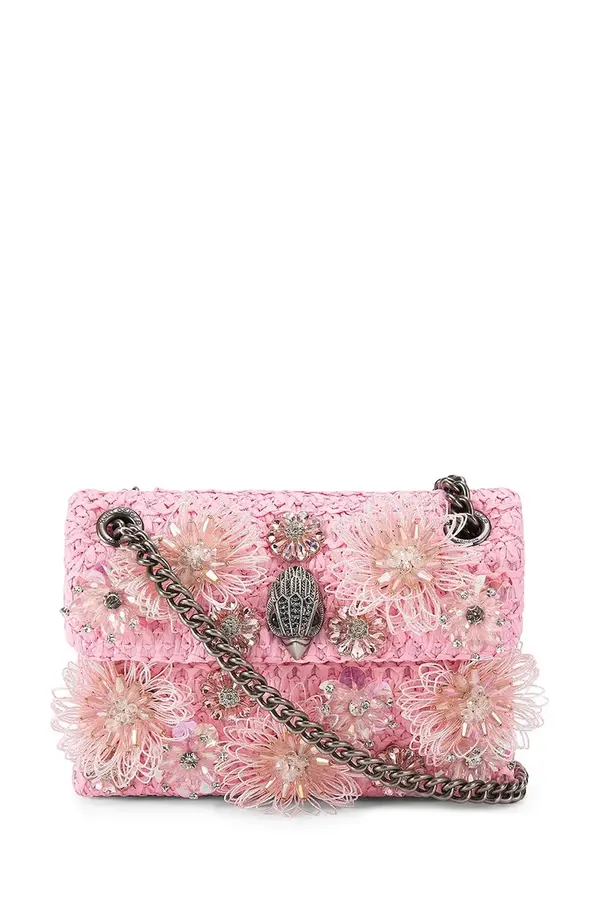 Kurt Geiger London Kurt Geiger London crossbody torbica ženska Raffia Mini Kensington