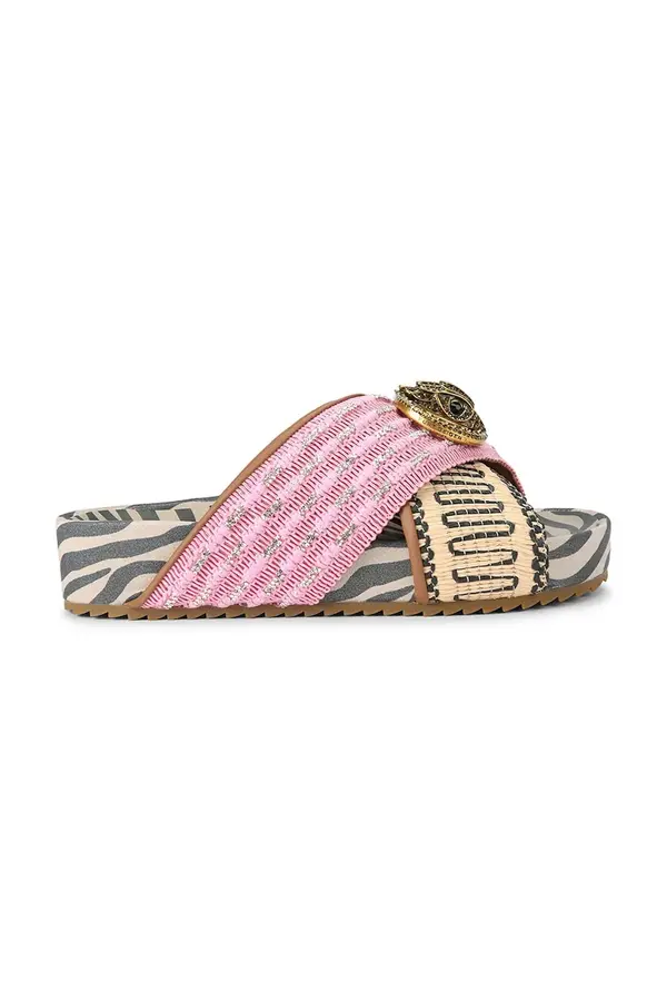 Kurt Geiger London Kurt Geiger London natikači s platformo ženski Chelsea Cross Strap
