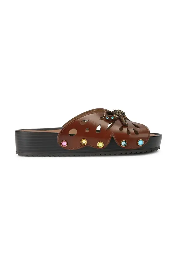Kurt Geiger London Kurt Geiger London natikači ženski usnjeni Boho Butterfly Flat