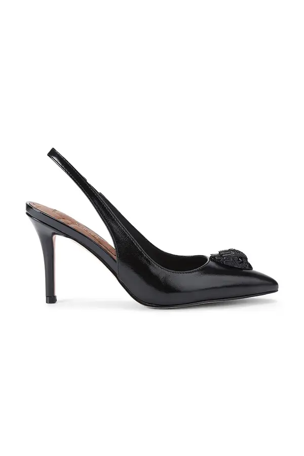 Kurt Geiger London Kurt Geiger London salonarji usnjeni Belgravia High Sling Dr Black Patent