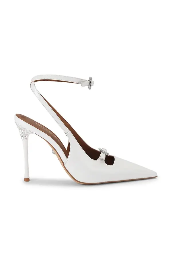Kurt Geiger London Kurt Geiger London salonarji usnjeni Buckle Point Court White