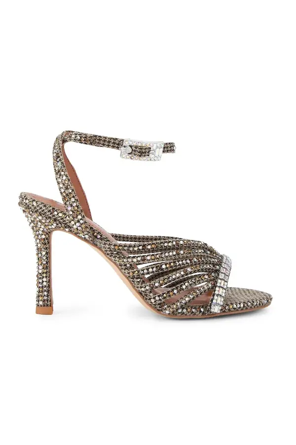 Kurt Geiger London Kurt Geiger London sandali z visoko peto Crystal Strappy Sandal