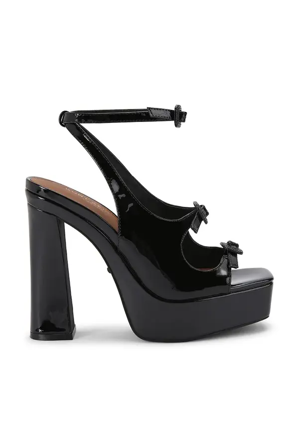 Kurt Geiger London Kurt Geiger London sandali z visoko peto usnjeni Buckle Platform Sdl