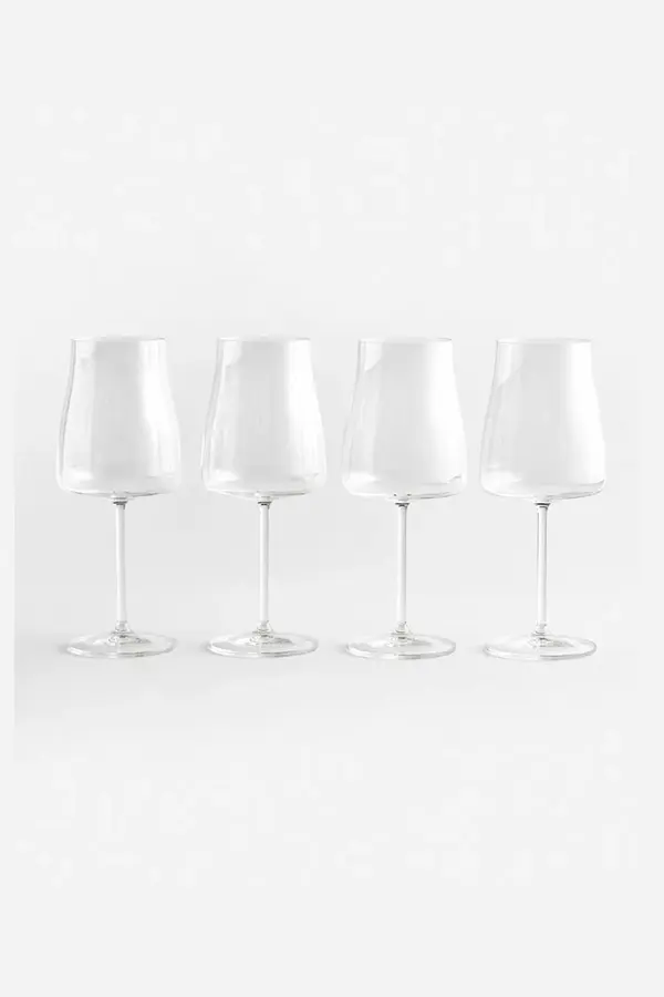 La Mania La Mania komplet kozarcev na peclju za vino iz kristalnega stekla 600 ml