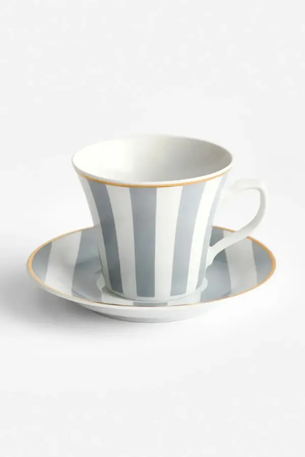 La Mania La Mania skodelica s podstavkom iz porcelana 200 ml
