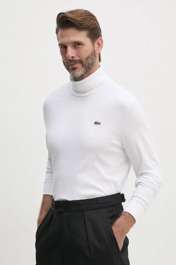 Lacoste Lacoste Bombažna majica z dolgimi rokavi Lacoste