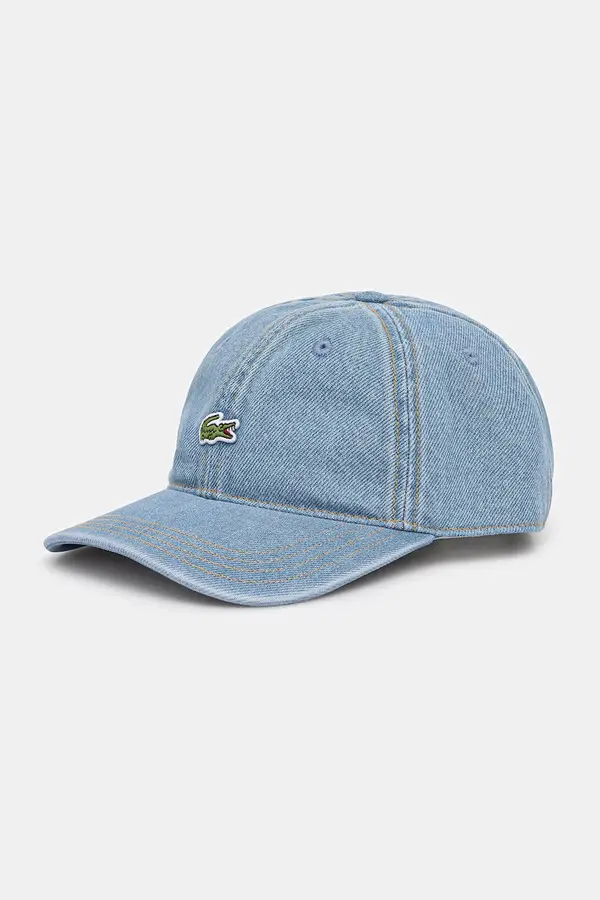 Lacoste Lacoste kapa s šiltom iz jeansa
