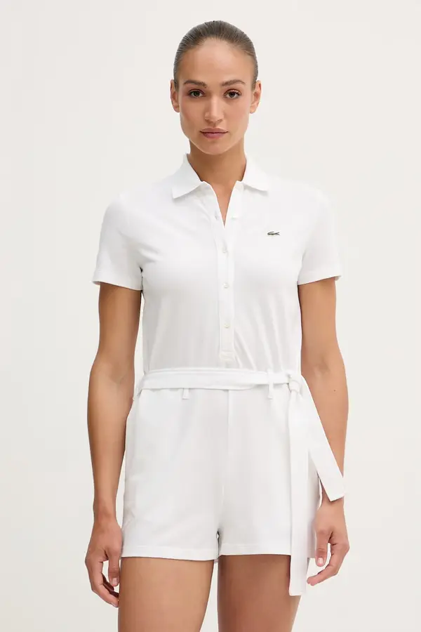 Lacoste Lacoste kombinezon ženski iz bombaža z elastanom