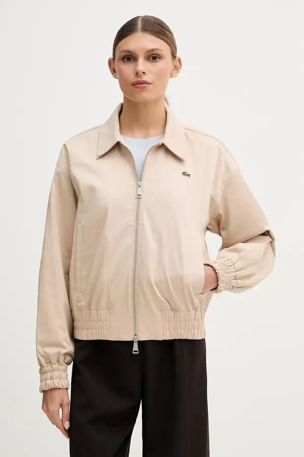 Lacoste Lacoste kratka jakna moška bombažna z elastanom
