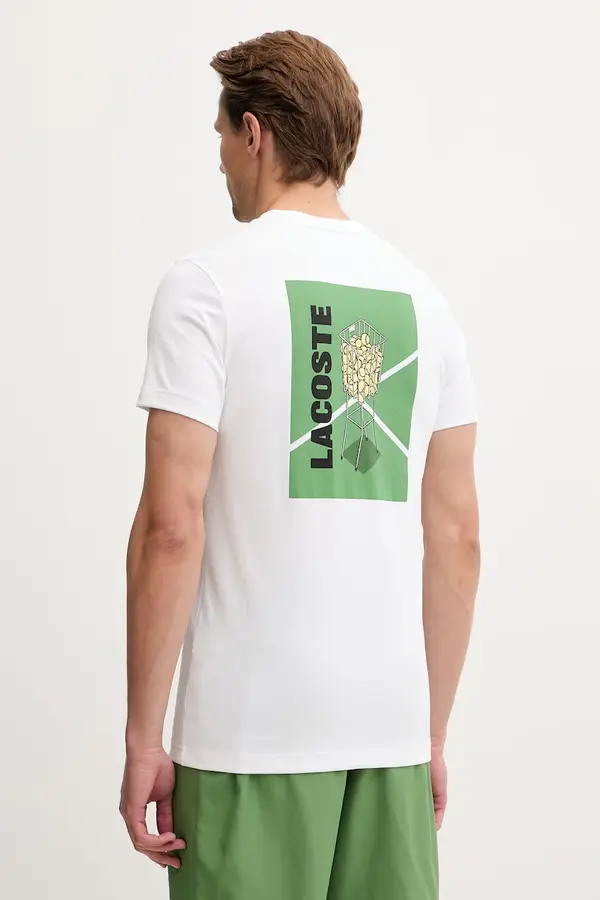 Lacoste Lacoste kratka majica moška z bombažem
