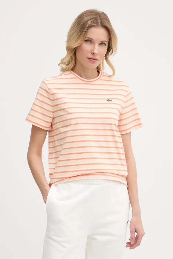 Lacoste Lacoste kratka majica ženska bombažna