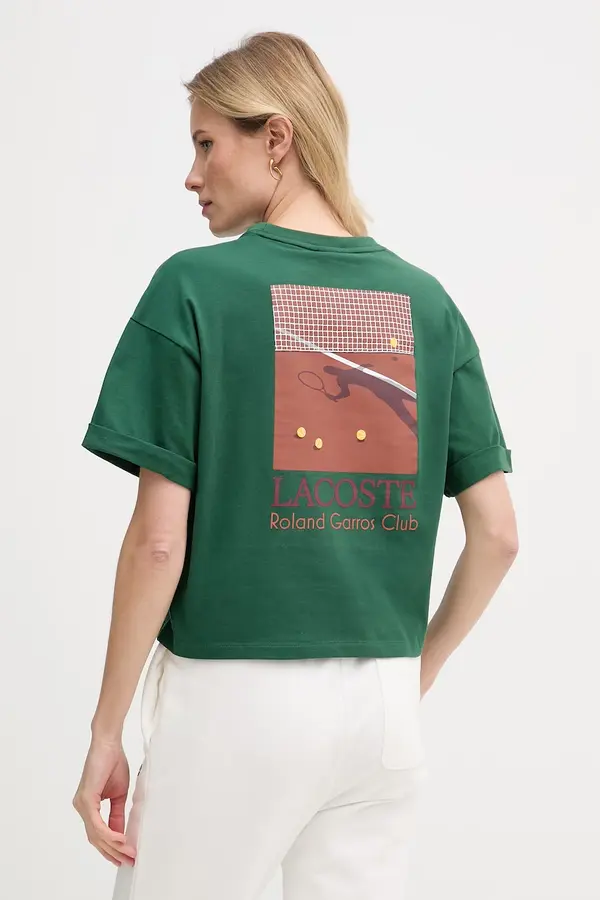Lacoste Lacoste kratka majica ženska bombažna