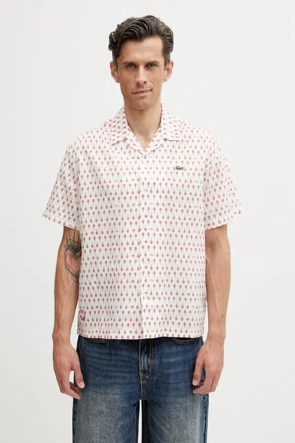 Lacoste Lacoste moška srajca z lanom