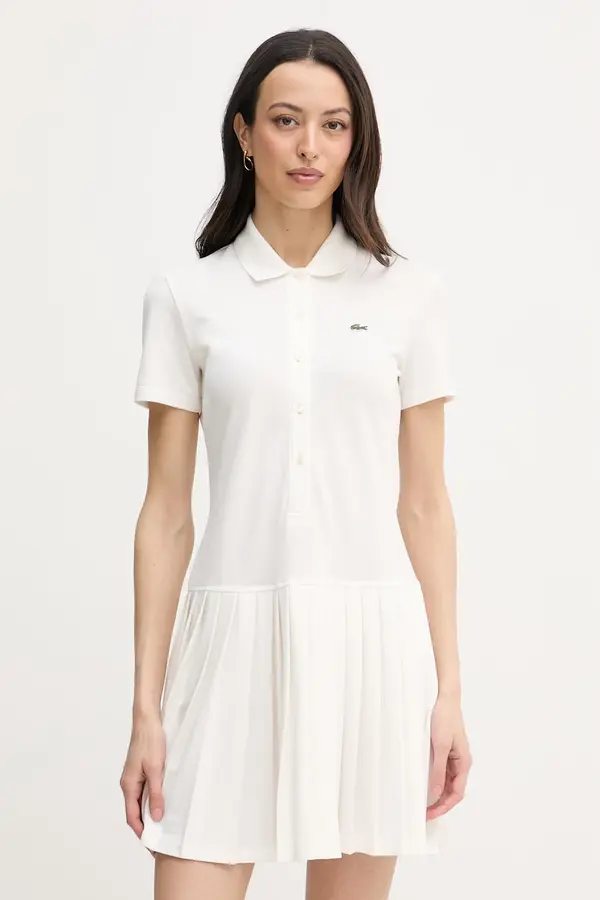 Lacoste Lacoste obleka z bombažem