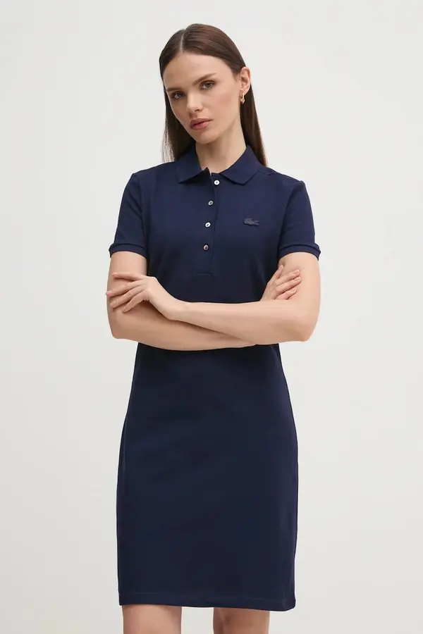 Lacoste Lacoste obleka z bombažem