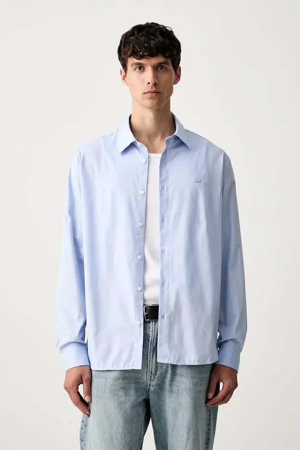Lacoste Lacoste oxford srajca bombažna