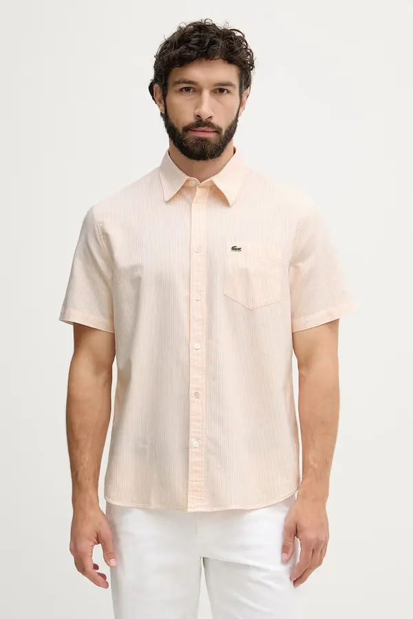 Lacoste Lacoste oxford srajca moška bombažna
