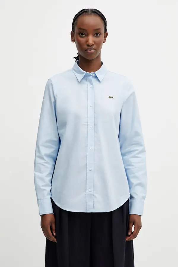 Lacoste Lacoste oxford srajca ženska bombažna