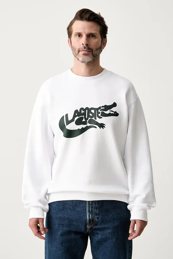 Lacoste Lacoste pulover moški bombažen