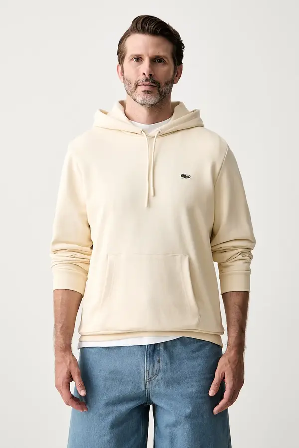 Lacoste Lacoste pulover s kapuco moški bombažen