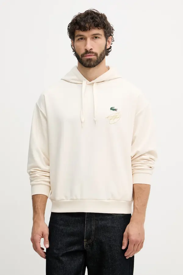 Lacoste Lacoste pulover s kapuco moški