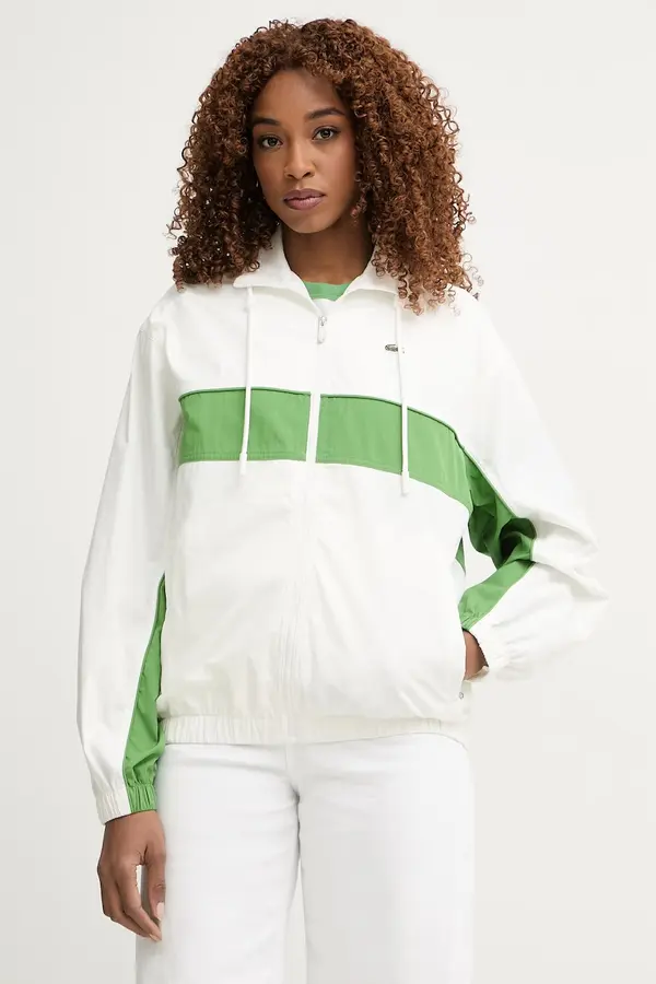 Lacoste Lacoste pulover ženski z bombažem