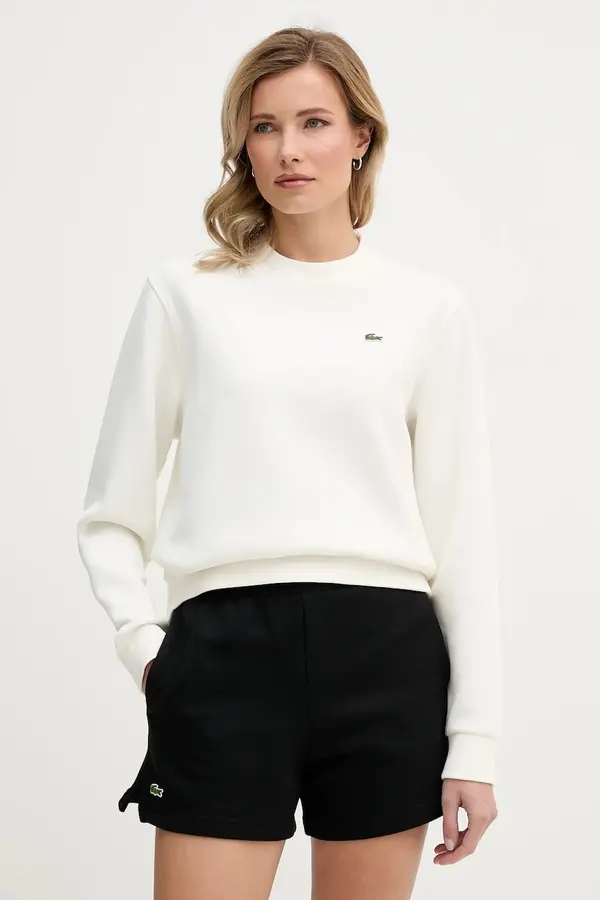 Lacoste Lacoste pulover ženski z bombažem