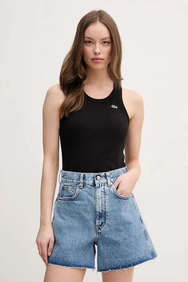Lacoste Lacoste top ženski bombažen