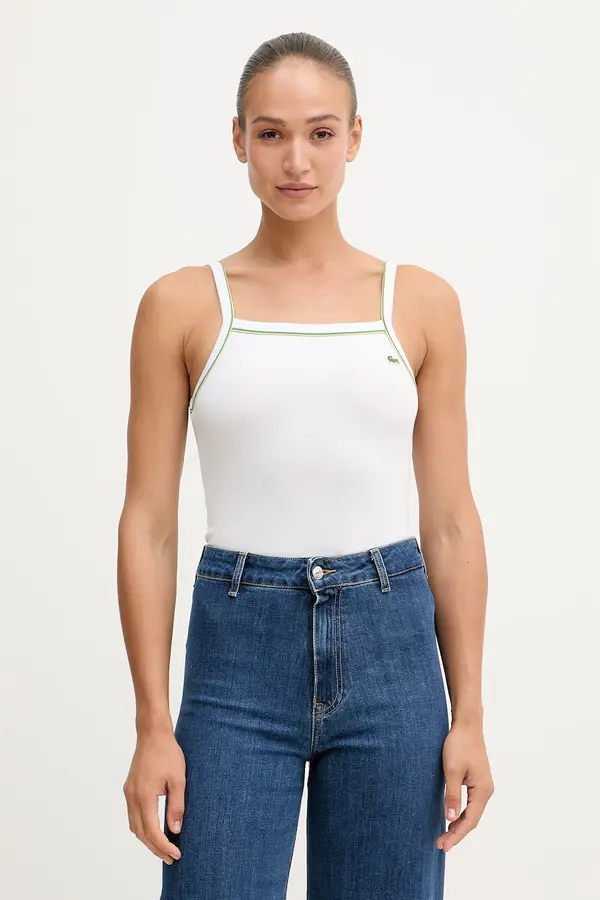 Lacoste Lacoste top ženski z bombažem