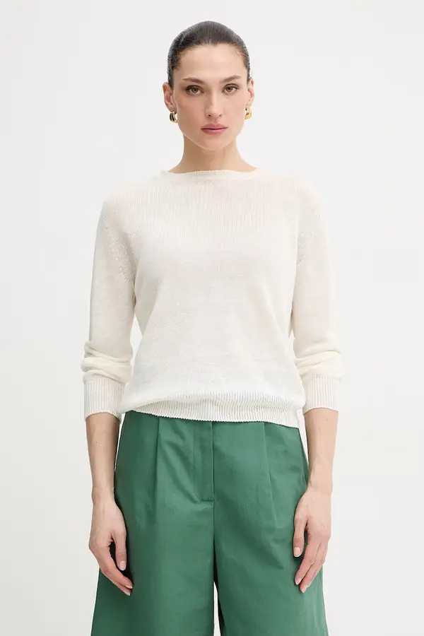 Weekend Max Mara Lanen pulover Weekend Max Mara ATZECO