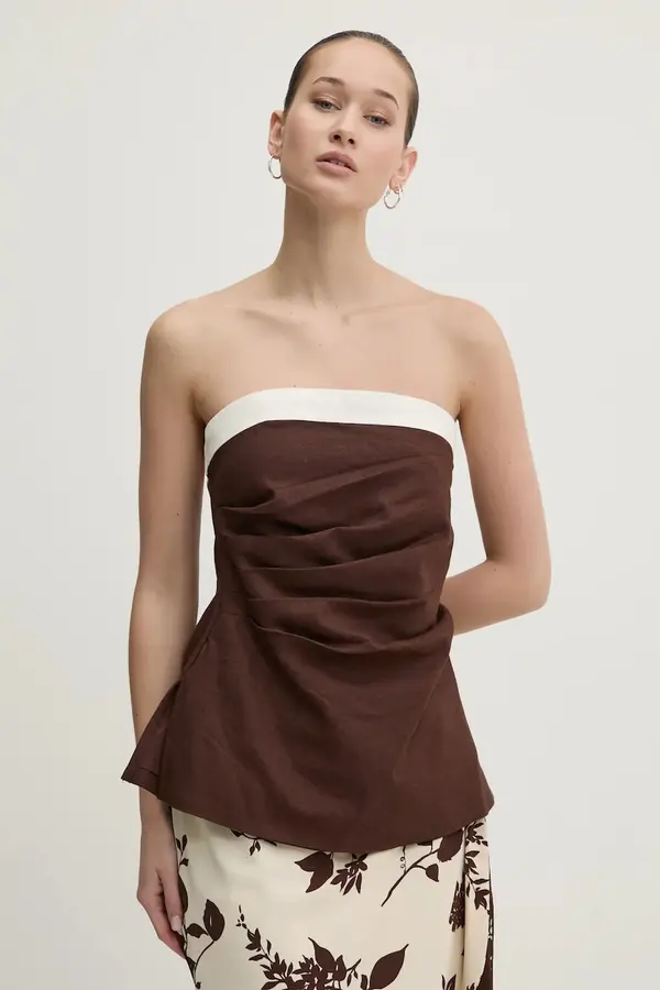Abercrombie & Fitch Lanena bluza Abercrombie & Fitch