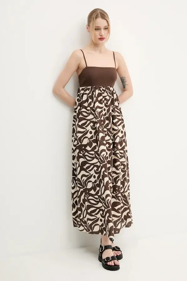 Abercrombie & Fitch Lanena obleka Abercrombie & Fitch