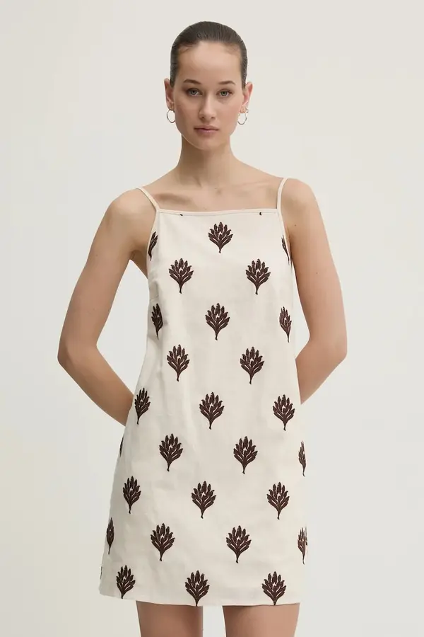 Abercrombie & Fitch Lanena obleka Abercrombie & Fitch