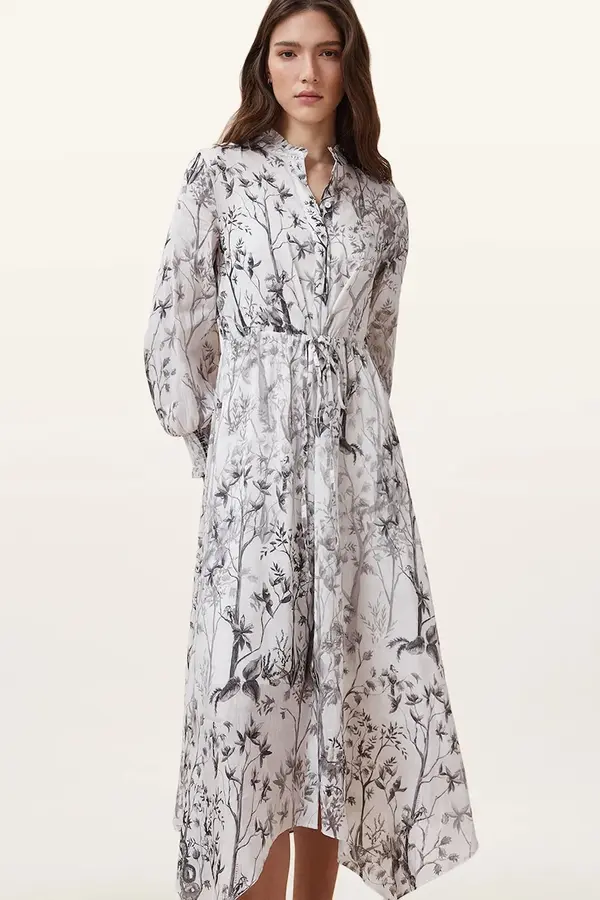 AllSaints Lanena obleka AllSaints SKYLAR MAXI