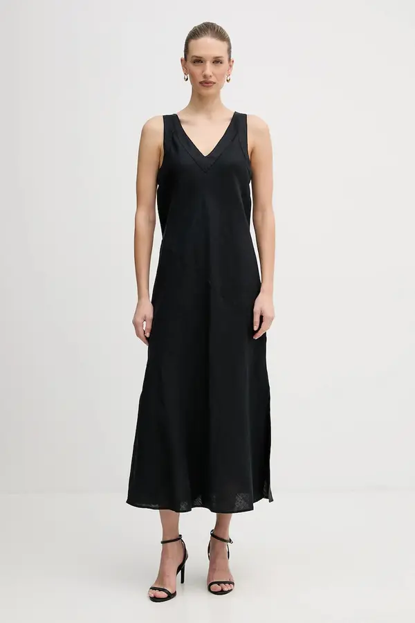 DKNY Lanena obleka Dkny