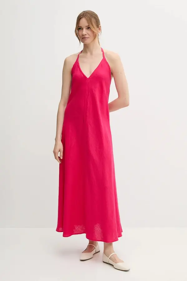 United Colors of Benetton Lanena obleka United Colors of Benetton