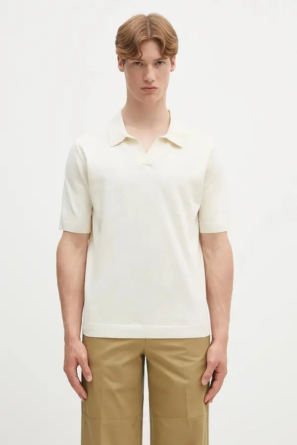 Norse Projects Lanena polo majica Norse Projects Leif Cotton Linen Polo