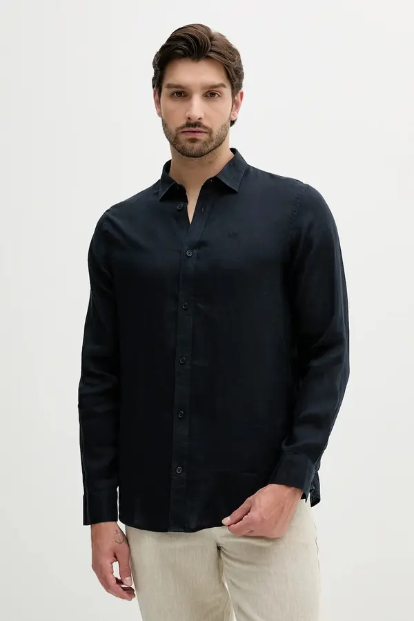 Armani Exchange Lanena srajca Armani Exchange