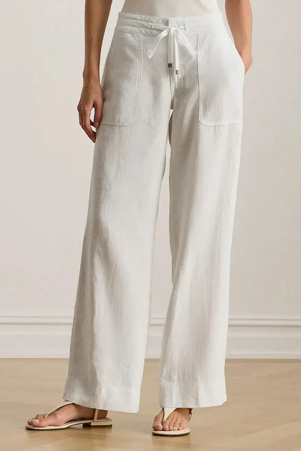 Lauren Ralph Lauren Lanene hlače Lauren Ralph Lauren
