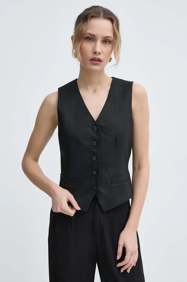 Weekend Max Mara Laneni telovnik Weekend Max Mara